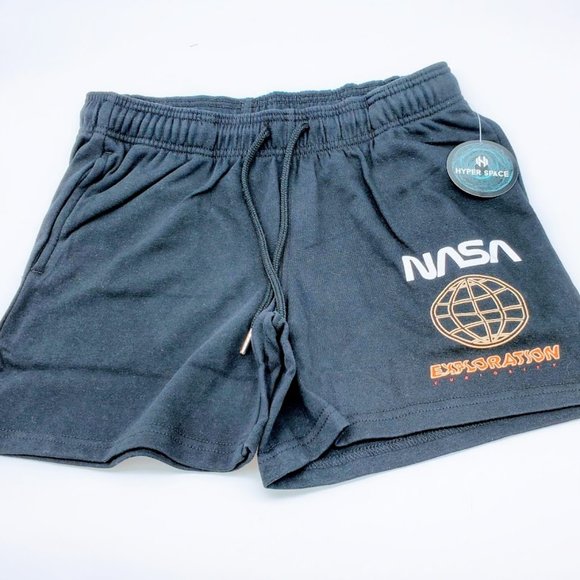 NASA Shorts Nasa Mens Small Black Shorts Nasa Exploration Curiosity Officially Licensed New